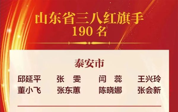 鲁普喜报丨鲁普耐特集团总裁邱延平荣获“山东省三八红旗手”荣誉称号