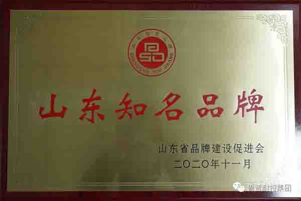 喜讯|鲁普耐特集团产品成功获得2020年度山东知名品牌认证