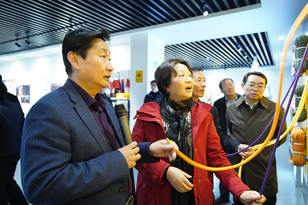 山东省文化和旅游厅副厅长孙树娥莅临鲁普耐特集团参观调研