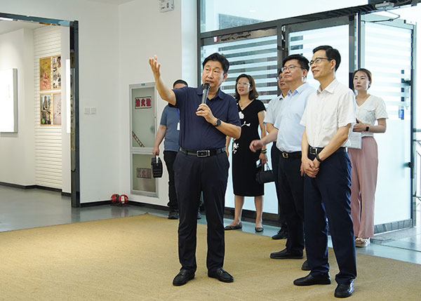 鲁普要闻|山东省科协党组书记、副主席邹广德一行莅临鲁普耐特集团参观调研