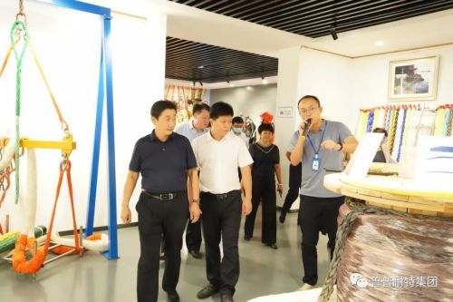 鲁普要闻|山东省发改委党组成员、副主任胡薄一行莅临鲁普耐特集团参观调研